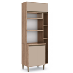 Kit Forno Micro-Ondas 85Cm New Atena Salmão/Nude Kit Forno Micro-Ondas 85Cm New Atena Salmão/Nude