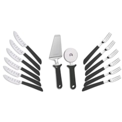 Kit Para Pizza 14 Peças Tramontina Preto Kit Para Pizza 14 Peças Tramontina Preto