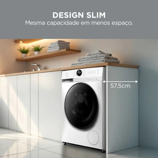 Lava E Seca 11Kg Mf201d110wb/Wk Midea  Branco