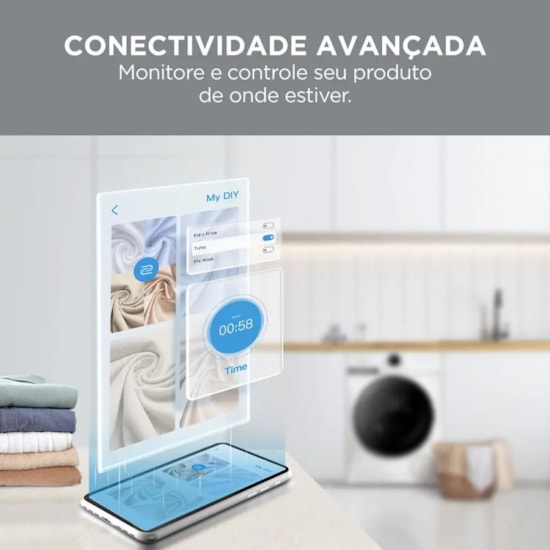 Lava E Seca 11Kg Mf201d110wb/Wk Midea  Branco