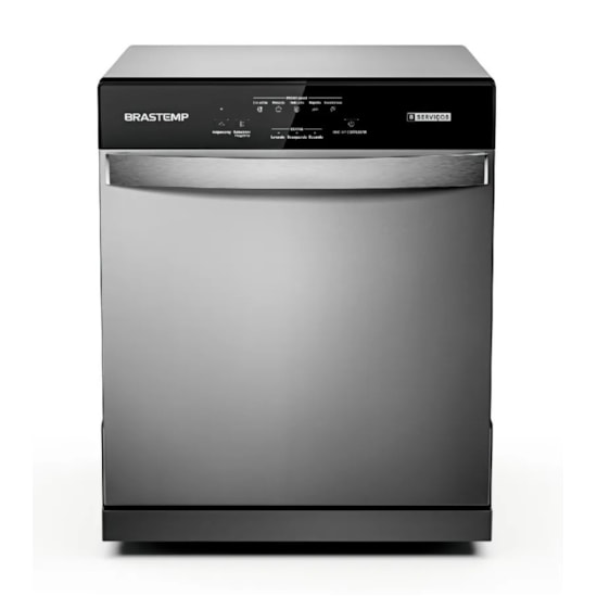 Lava-Louças Compact 8 Serviços Brastemp Prata