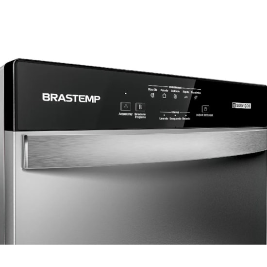 Lava-Louças Compact 8 Serviços Brastemp Prata