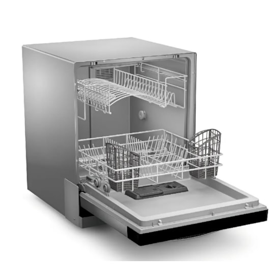 Lava-Louças Compact 8 Serviços Brastemp Prata