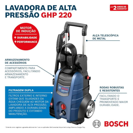 Lavadora Alta Pressao Ghp 220 2100W 220V Azul