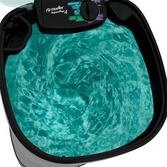 Lavadora De Roupas 4Kg Super Pop Mueller Preto Lavadora De Roupas 4Kg Super Pop Mueller Preto