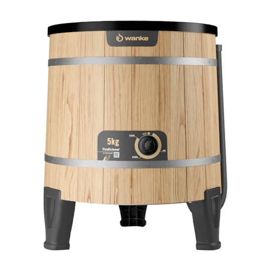 Lavadora De Roupas Tradicional Madeira Wanke 220V Clara