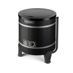 Lavadora De Roupas Tradicional Madeira Wanke 220V Preto
