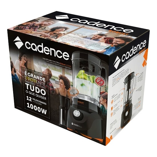 Liquidificador 1000W Robust Liq400 220V Preto Liquidificador 1000W Robust Liq400 220V Preto