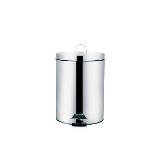 Lixeira 5 Litros Inox Linha Agata Mor Prata Lixeira 5 Litros Inox Linha Agata Mor Prata