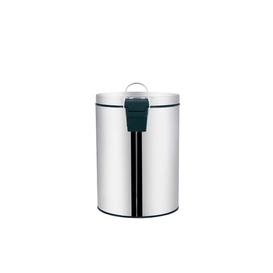 Lixeira 5 Litros Inox Linha Agata Mor Prata Lixeira 5 Litros Inox Linha Agata Mor Prata