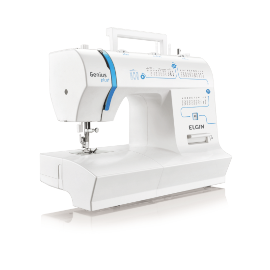 Maquina De Costura Jx-4035 Genius Plus Branco Azul Maquina De Costura Jx-4035 Genius Plus Branco Azul
