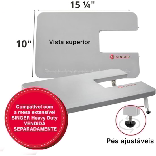 Maquina De Costura Singer Facilita 4423 Cinza