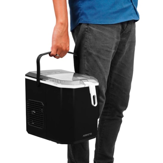 Maquina De Gelo 12Kg 100W Agratto 220V Preto