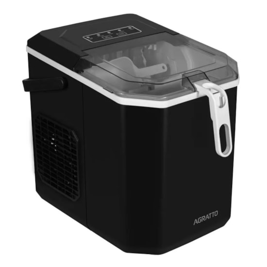 Maquina De Gelo 12Kg 100W Agratto 220V Preto