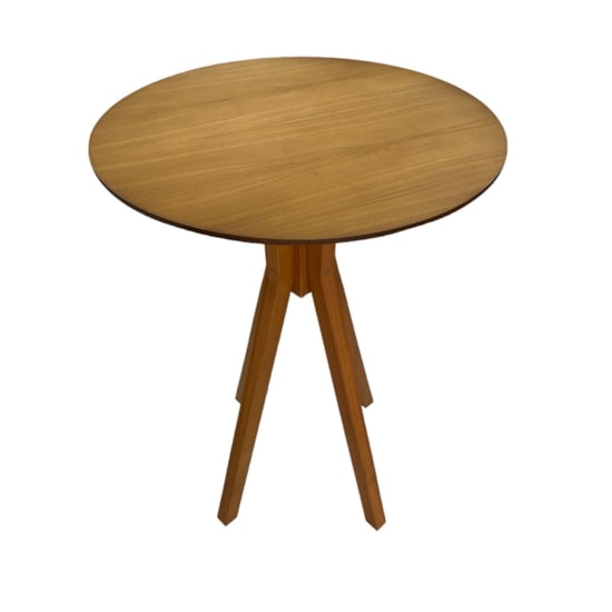 Mesa Bistrô Olímpia Móveis Scapin Avelã Mesa Bistrô Olímpia Móveis Scapin Avelã