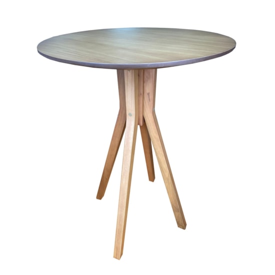 Mesa Bistrô Olímpia Móveis Scapin Avelã Mesa Bistrô Olímpia Móveis Scapin Avelã