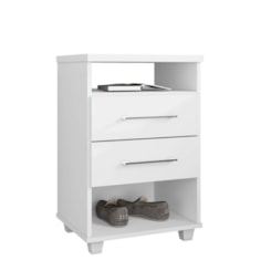 Mesa Cabeceira Valente Rud Rack Branco