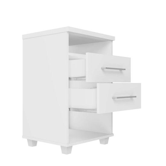 Mesa Cabeceira Valente Rud Rack Branco