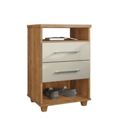 Mesa Cabeceira Valente Rud Rack Cedro/Areia Mesa Cabeceira Valente Rud Rack Cedro/Areia