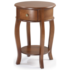 Mesa De Apoio Redonda 1 Gav 1 Prat Linz Imbuia Glazer