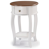 Mesa De Apoio Redonda 1 Gav 1 Prat Linz Imbuia Glazer Laca B