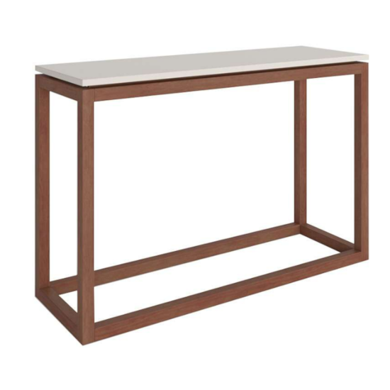 Mesa De Apoio Supreme Tebarrot Amendoa Off White Mesa De Apoio Supreme Tebarrot Amendoa Off White