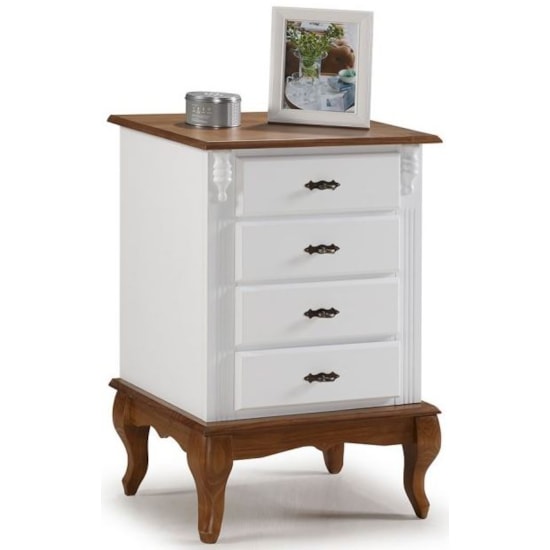 Mesa De Cabeceira Com 4 Gavetas Linz Imbuia Glazer Laca B Mesa De Cabeceira Com 4 Gavetas Linz Imbuia Glazer Laca B