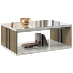 Mesa De Centro Bonito Linea Brasil Avela/Offwhite Mesa De Centro Bonito Linea Brasil Avela/Offwhite