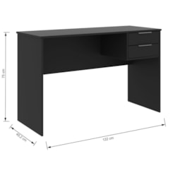 Mesa De Computador Turim Móveis Sul Preto Mesa De Computador Turim Móveis Sul Preto