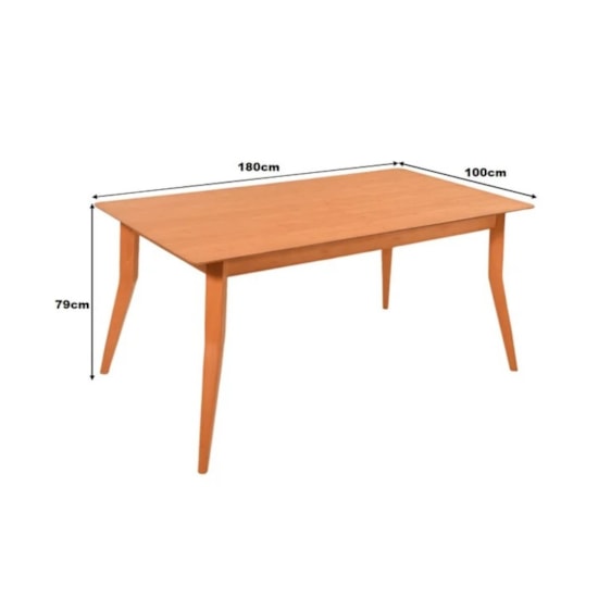 Mesa Denver 1.80X1.00 Amendoa Madeira  Amendoa