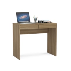 Mesa Escritorio Tijuca 2 Gav Politorno Castanho Mesa Escritorio Tijuca 2 Gav Politorno Castanho