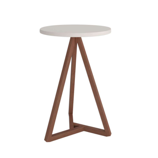 Mesa Lateral Classic Tebarrot Amendoa Off White Mesa Lateral Classic Tebarrot Amendoa Off White