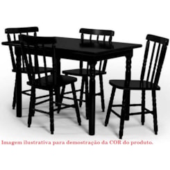 Mesa Mônaco 0,90  X 0,90 Cm Disamóveis Tabaco
