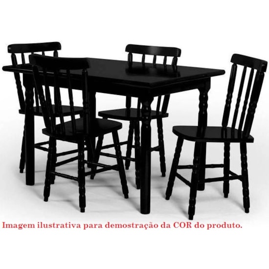 Mesa Mônaco 0,90  X 0,90 Cm Disamóveis Tabaco
