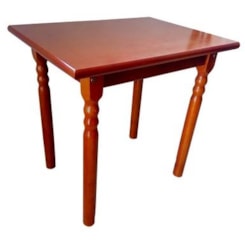Mesa Mônaco 0,90  X 0,90 Cm Disamóveis Tabaco