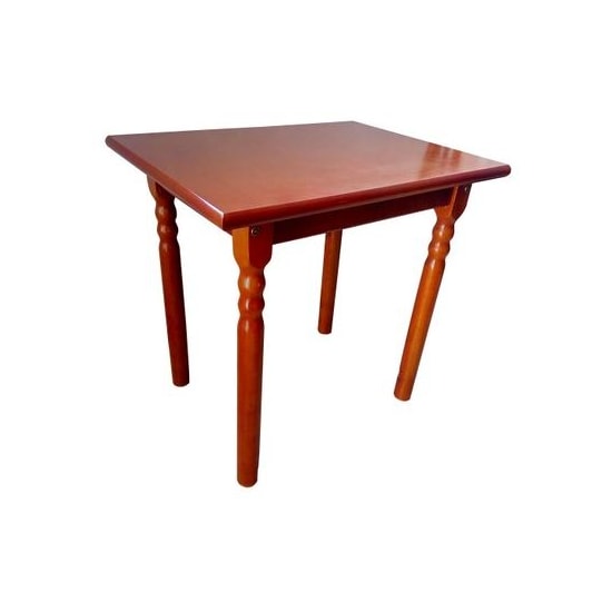 Mesa Mônaco 0,90  X 0,90 Cm Disamóveis Tabaco