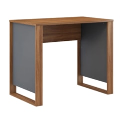 Mesa Office Morada 1 Porta 1 Gaveta Demóbile Amendola Grafito