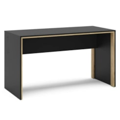 Mesa Para Escritório Los Angeles 135 Cm Preto Carvalho Claro Mesa Para Escritório Los Angeles 135 Cm Preto Carvalho Claro
