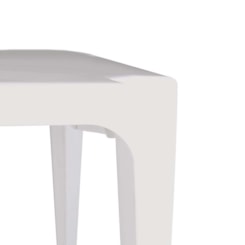 Mesa Plástica Bela Vista Mor Empilhável Branco Mesa Plástica Bela Vista Mor Empilhável Branco