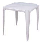 Produto Mesa Plástica Bela Vista Mor Empilhável Branco