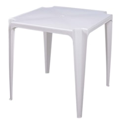 Mesa Plástica Bela Vista Mor Empilhável Branco Mesa Plástica Bela Vista Mor Empilhável Branco