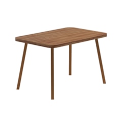 Mesa Stellar Mdp Retangular Carraro Nogal Rose Mesa Stellar Mdp Retangular Carraro Nogal Rose