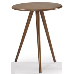 Mesa Tripé 70Cm Linz Imbuia Glazer