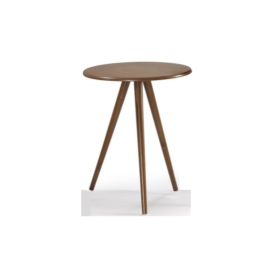 Mesa Tripé 70Cm Linz Imbuia Glazer