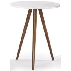 Mesa Tripé 70Cm Linz Imbuia Glazer Laca B