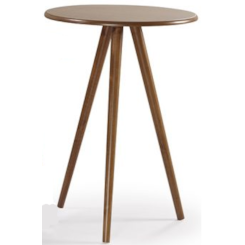 Mesa Tripé 77Cm Linz Imbuia Glazer