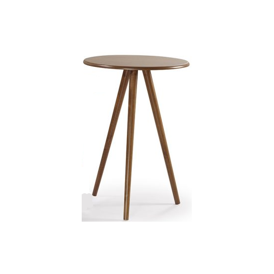 Mesa Tripé 77Cm Linz Imbuia Glazer