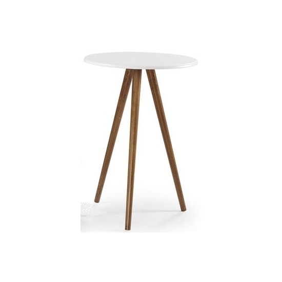 Mesa Tripé 77Cm Linz Imbuia Glazer Laca B