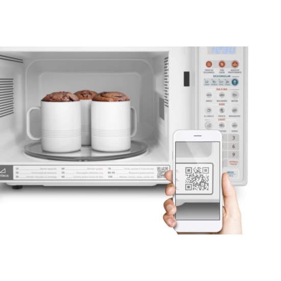Micro Ondas 20L Mto30 Com Função Tira Odor Electrolux Branco