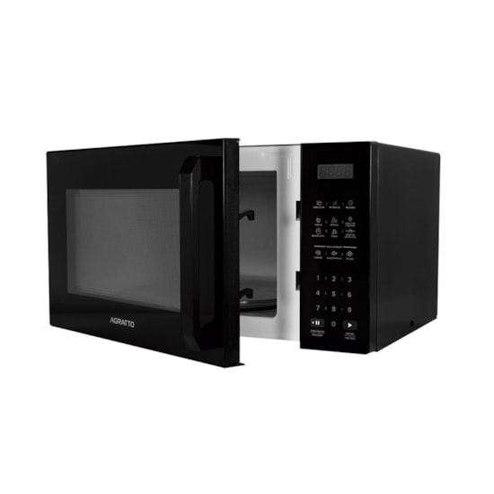Micro Ondas 32 Litros Agratto 220V Preto Preto Micro Ondas 32 Litros Agratto 220V Preto Preto